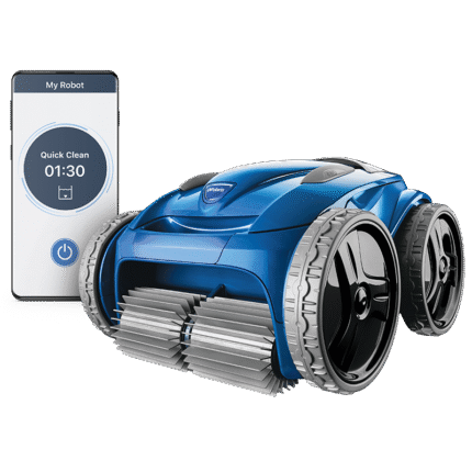 Polaris 9650iQ WiFi Capable Robotic Pool Cleaner with 4WD and iAquaLink Control